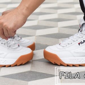 FILA Disruptor 2 White/Brown Chính Hãng  - FILA Việt Nam