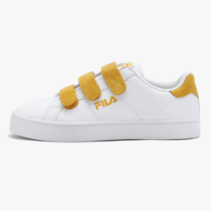 FILA BACK COURT DELUXE BLUE AID YELLOW - Giày FILA nam, giày FILA nữ