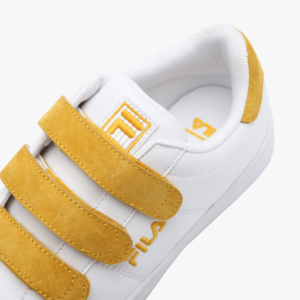 FILA BACK COURT DELUXE BLUE AID YELLOW - Giày FILA nam, giày FILA nữ