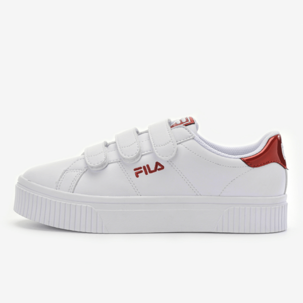 Fila Back Court Deluxe Bold Shiny White And Red - FILA Việt Nam