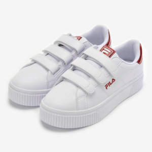 Fila Back Court Deluxe Bold Shiny White And Red - FILA Việt Nam