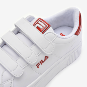 Fila Back Court Deluxe Bold Shiny White And Red - FILA Việt Nam