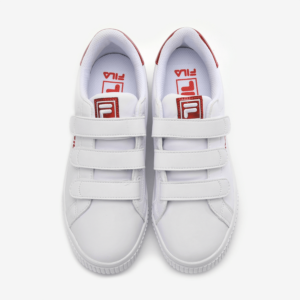 Fila Back Court Deluxe Bold Shiny White And Red - FILA Việt Nam