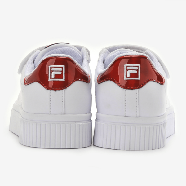 Fila Back Court Deluxe Bold Shiny White And Red - FILA Việt Nam