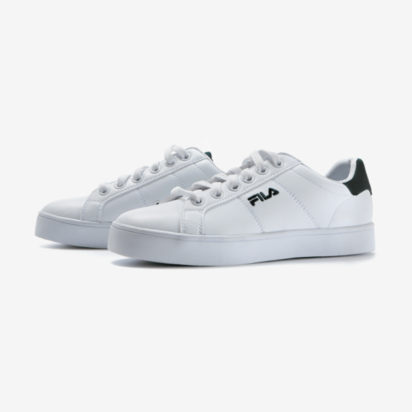 Fila Back Court Deluxe Velvet White And Black - Fila Việt Nam