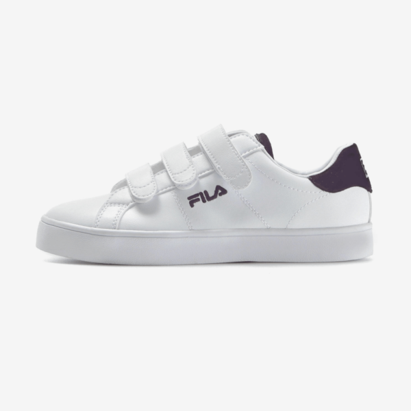 Fila Back Court Deluxe Velvet White And Violet - Giày Fila chính hãng, Fila nữ