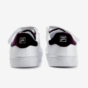 Fila Back Court Deluxe Velvet White And Violet - Giày Fila chính hãng, Fila nữ