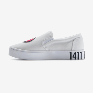 FILA BACK COURT SLIP-ON WHITE - Giày FILA nữ, giày FILA nam