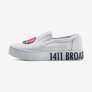 FILA BACK COURT SLIP-ON WHITE - Giày FILA nữ, giày FILA nam