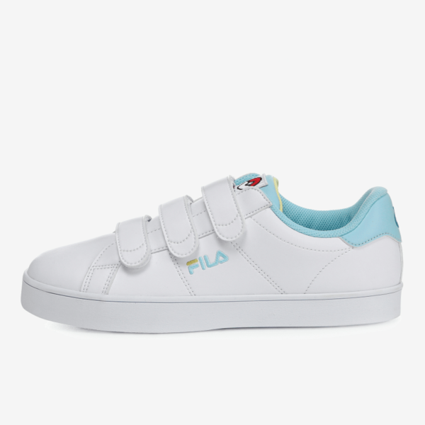 FILA Việt Nam - FILA Court Deluxe Vc Curl WHITE-BLUE