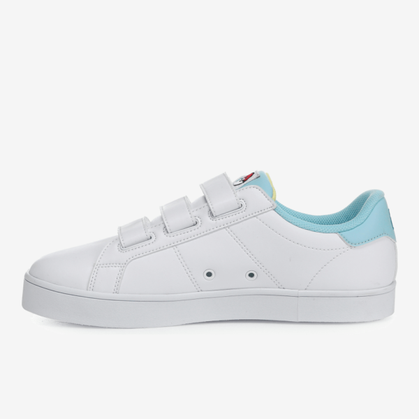 FILA Việt Nam - FILA Court Deluxe Vc Curl WHITEFILA Việt Nam - FILA Court Deluxe Vc Curl WHITE-BLUE