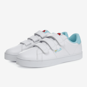 FILA Việt Nam - FILA Court Deluxe Vc Curl WHITEFILA Việt Nam - FILA Court Deluxe Vc Curl WHITE-BLUE