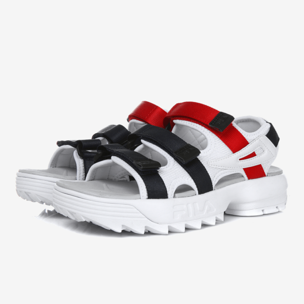 FILA Disrupter 2 Sandal White/Navy/Red FS1SPB2012X_WNR - FILA Việt Nam