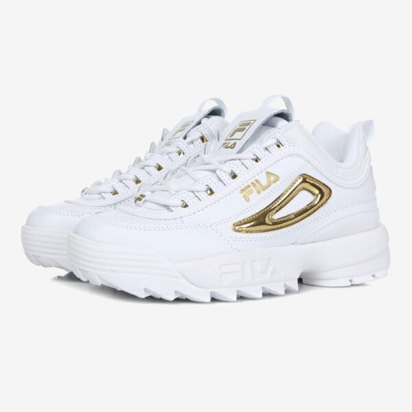 FILA Disruptor 2 Color Accent White/Gold - GIÀY FILA CHÍNH HÃNG MỚI NEW 2020