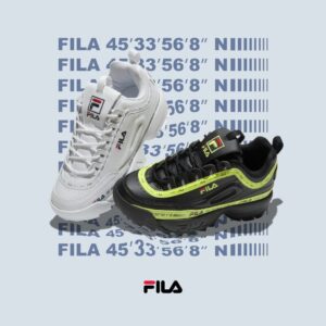 FILA Disruptor 2 Double Tape Black - FILA Việt Nam