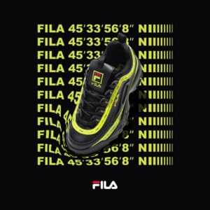 FILA Disruptor 2 Double Tape Black - FILA Việt Nam