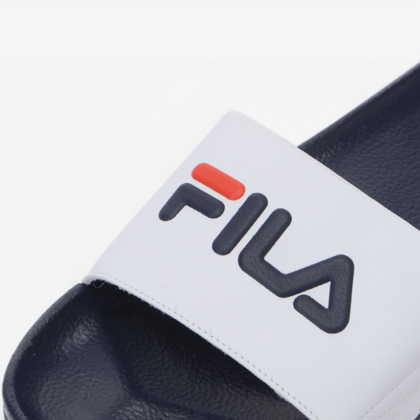 FILA Drifter White/Navy FS1SLA2012X_WNV - Dép FILA chính hãng || FILA Việt Nam