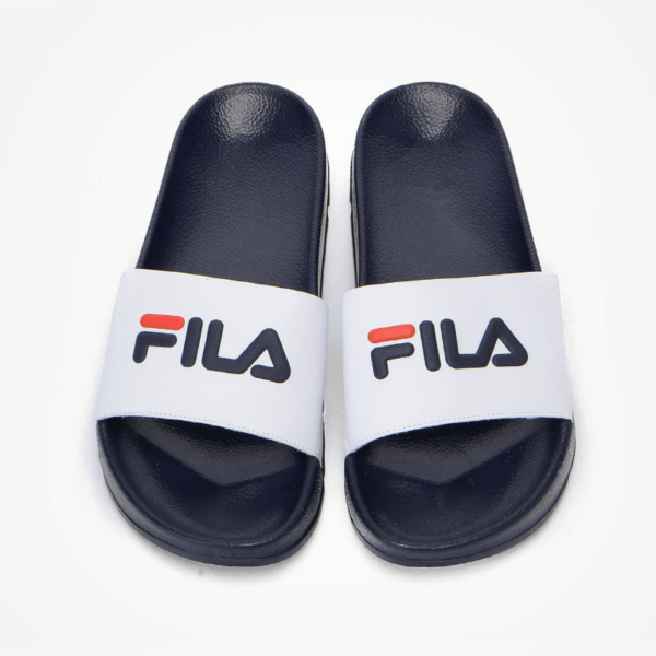 FILA Drifter White/Navy FS1SLA2012X_WNV - Dép FILA chính hãng || FILA Việt Nam