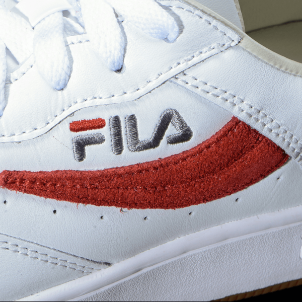 FILA F-X-100 LOW RED SQUARE WHITE AND RED - Giày FILA nữ, giày FILA nam