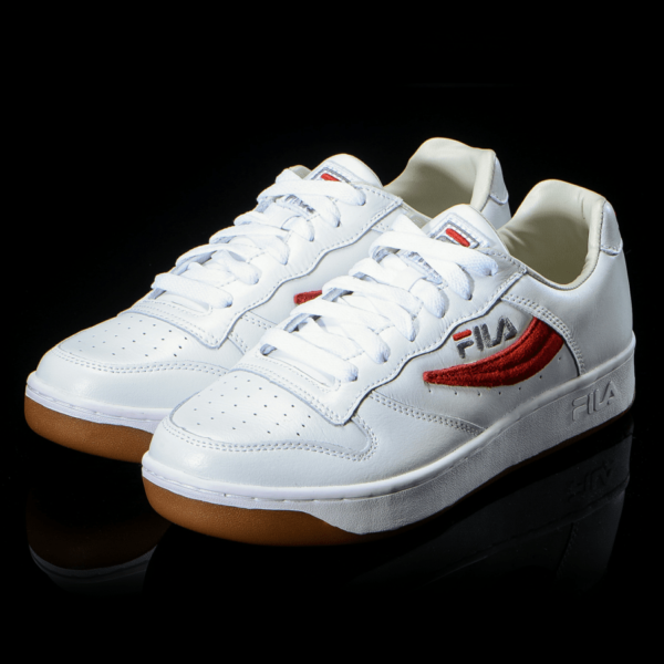 FILA F-X-100 LOW RED SQUARE WHITE AND RED - Giày FILA nữ, giày FILA nam