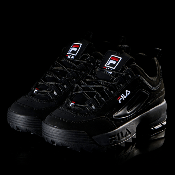 FILA Việt Nam - FILA HERITAGE DISRUPTOR II ALL BLACK FS1HTA1078X_BBK