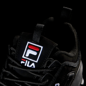 FILA Việt Nam - FILA HERITAGE DISRUPTOR II ALL BLACK FS1HTA1078X_BBK