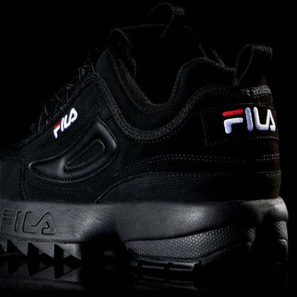 FILA Việt Nam - FILA HERITAGE DISRUPTOR II ALL BLACK FS1HTA1078X_BBK