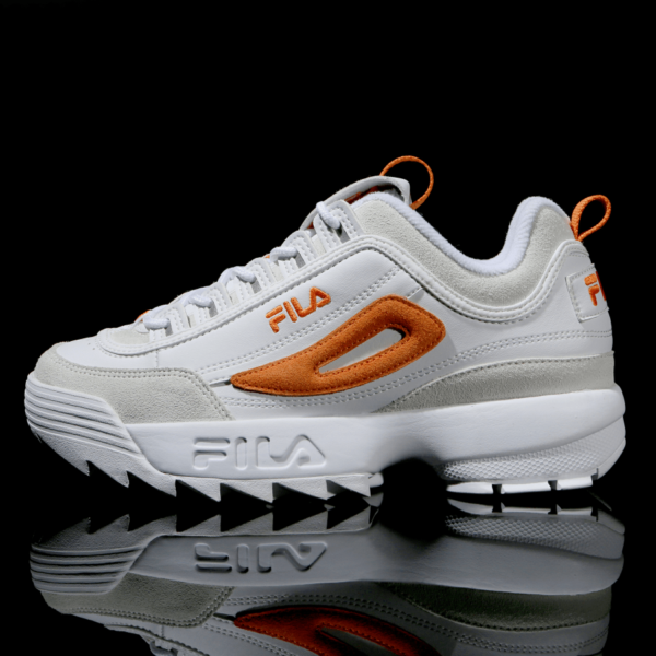 FILA Việt Nam - FILA Heritage Disruptor II White/Orange FS1HTA3082X