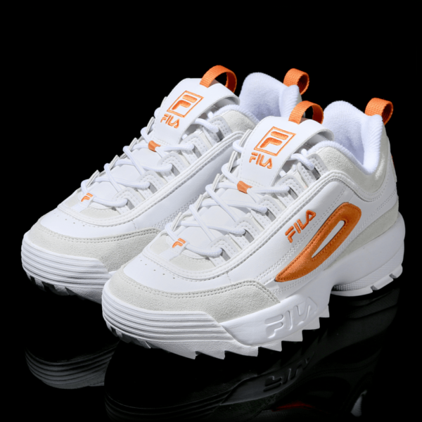 FILA Việt Nam - FILA Heritage Disruptor II White/Orange FS1HTA3082X