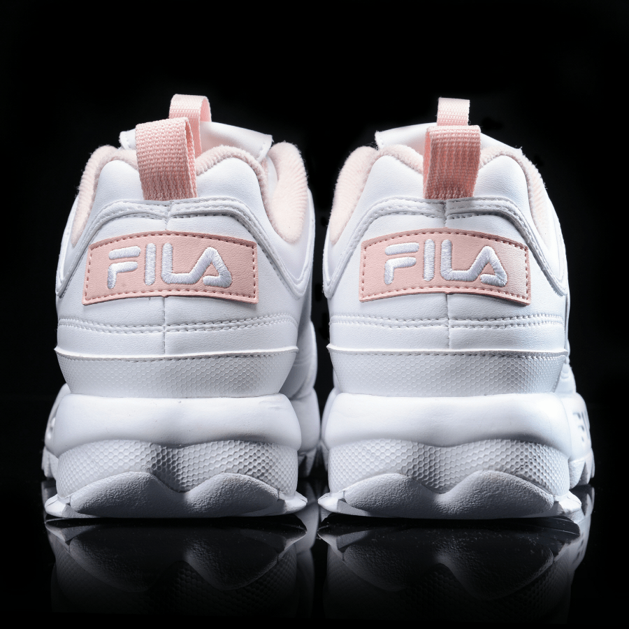 FILA Việt Nam - HERITAGE DISRUPTOR II WHITE PINK FS1HTA1074X_WPK