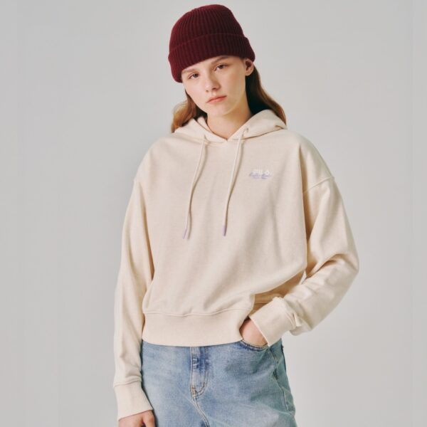 FILA HOODIE WOMEN'S LOOSE ARCHIVES OATMEAL