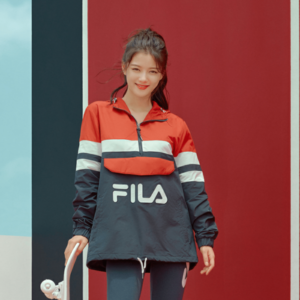 FILA QUARTER JACKET DARK/RED FS2JKA3001X_DRD - FILA Việt Nam