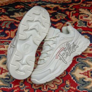 FILA RAY Logo White - Giày FILA Chính Hãng