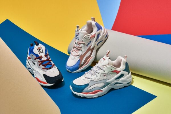 FILA RAY Tracer Pastel Pack White/Blue - GIÀY FILA CHÍNH HÃNG