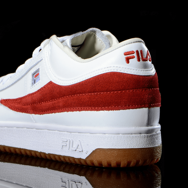 FILA T-ONE MID RED SQUARE WHITE AND RED - Giày FILA nữ, giày FILA nam