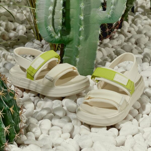 Fila Fong Sandals White Green