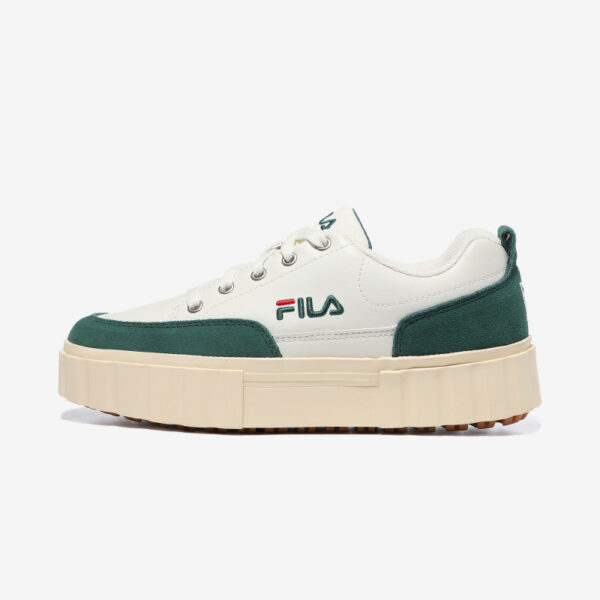 Fila Sandblasted Raw Suede Green Red White