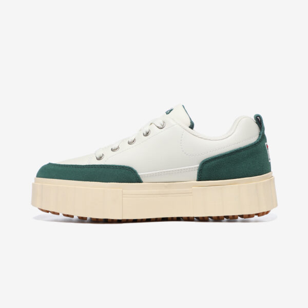 Fila Sandblasted Raw Suede Green Red White